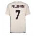 AS Roma Lorenzo Pellegrini #7 Voetbalkleding Uitshirt 2023-24 Korte Mouwen
